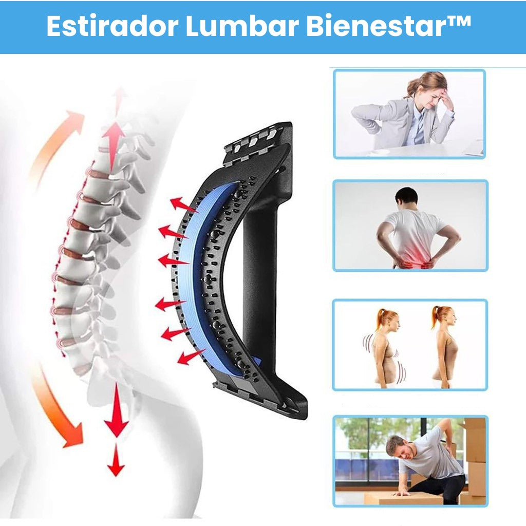 2 ESTIRADOR LUMBAR PRO + CREMA MUSCULAR