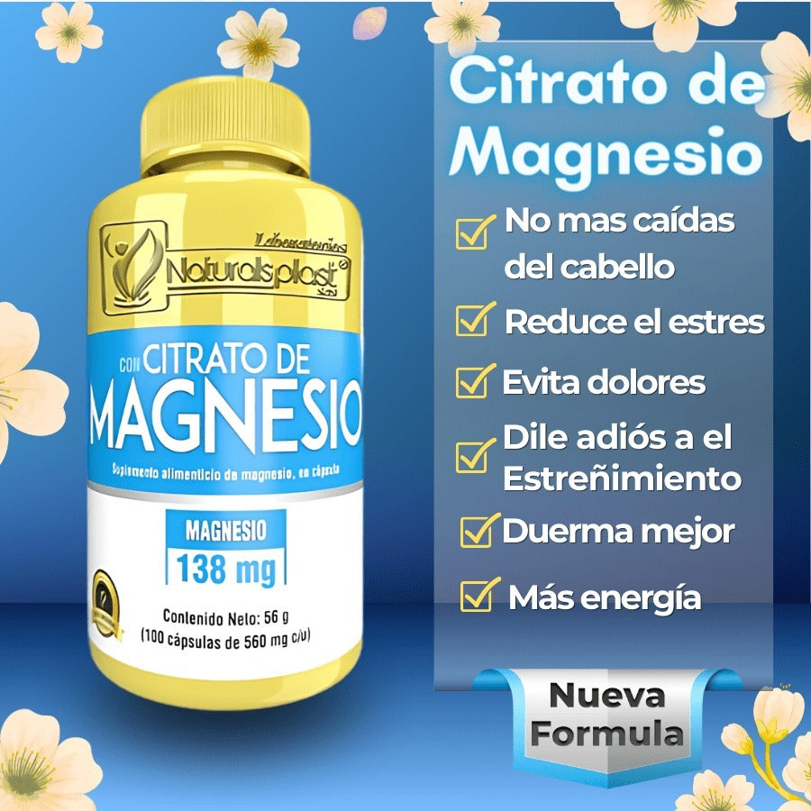 1 CITRATO DE MAGNECIO + 1 REGALO