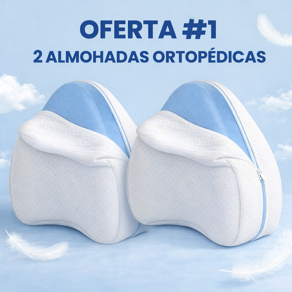 (2)ALMOHADA ORTOPEDICA ERGO FLEX™ + ENVIO GRATIS