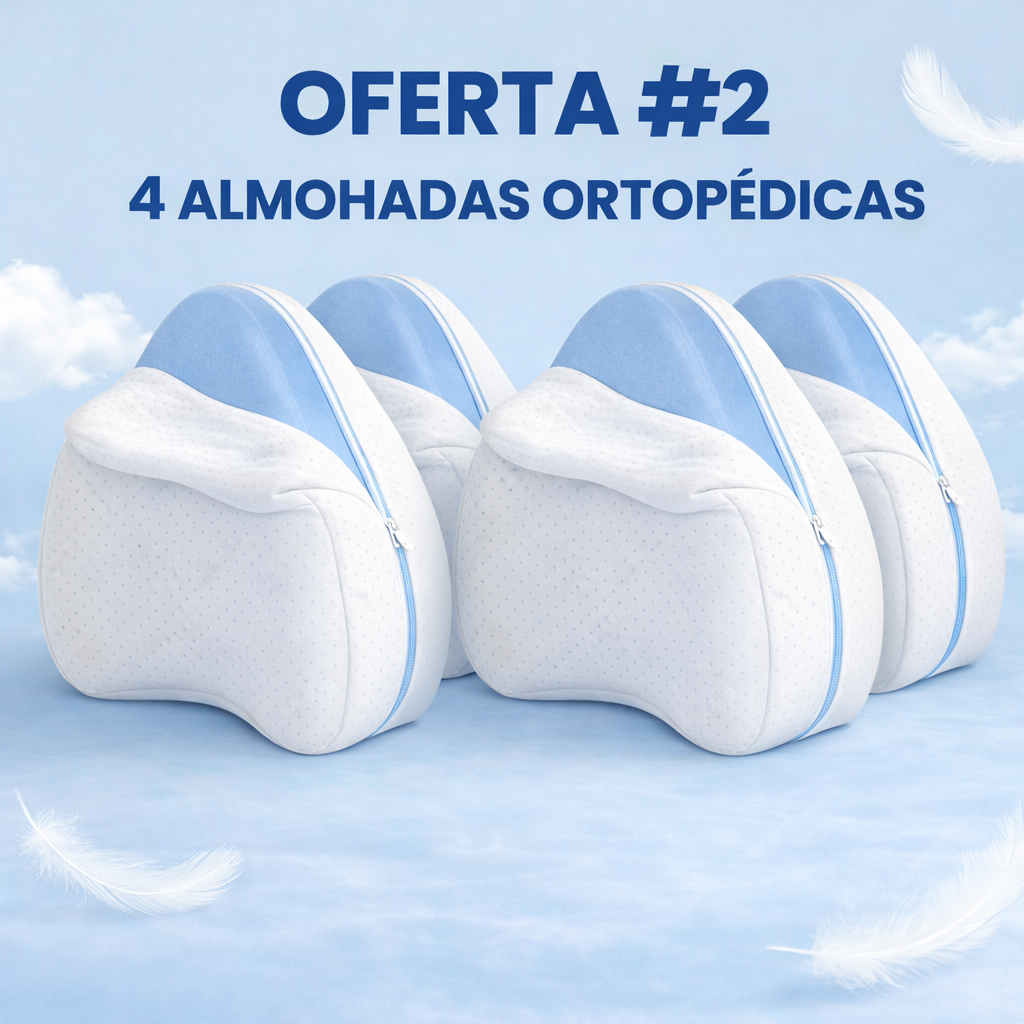 (4)ALMOHADA ORTOPEDICA ERGO FLEX™+ ENVIO GRATIS