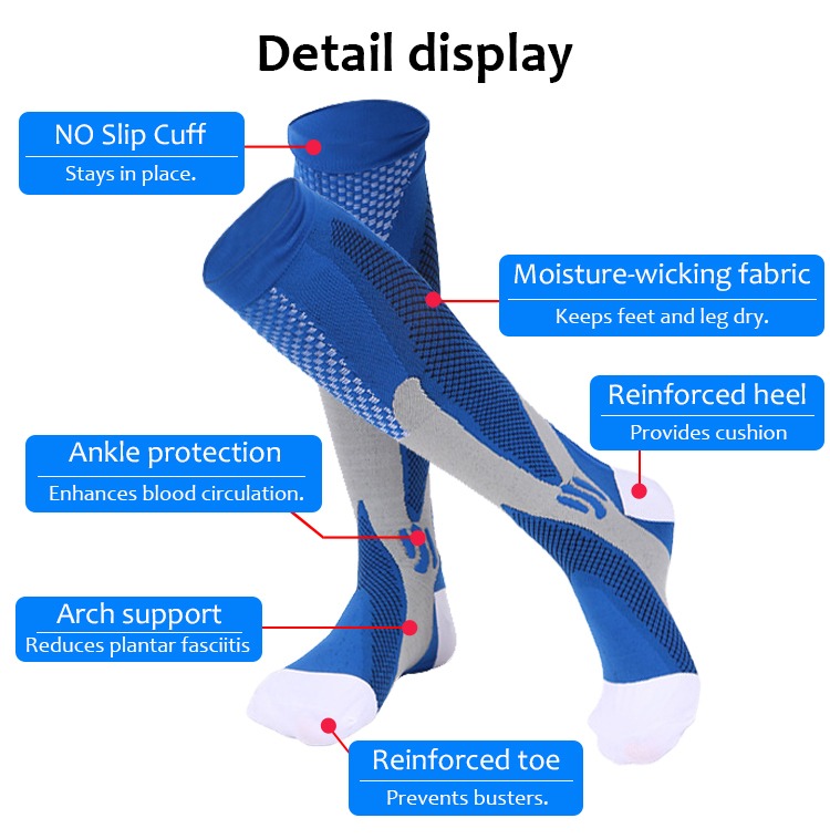 (1 PAR ) MEDIAS LARGAS DE COMPRESION ORTHOPEDIC